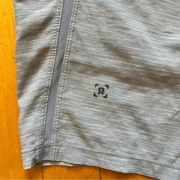 Lululemon Shorts Pace Breaker Men's Size Medium Grey Lined Athletic Drawstring - Picture 4 of 8